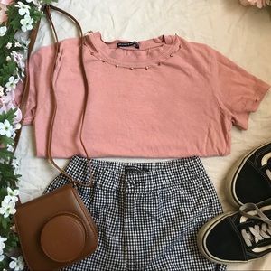 SOLD | brandy melville pink top